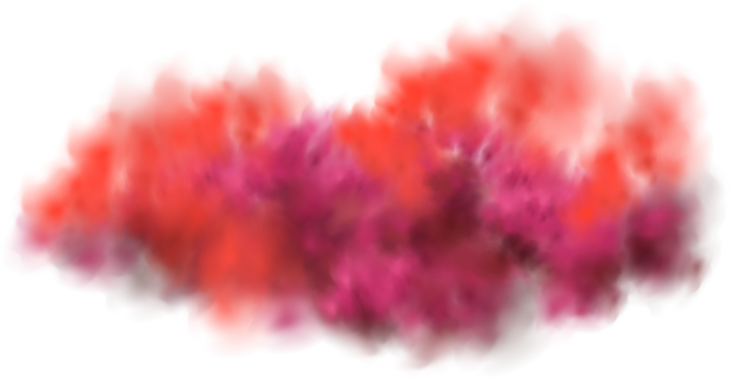 Pink clouds.